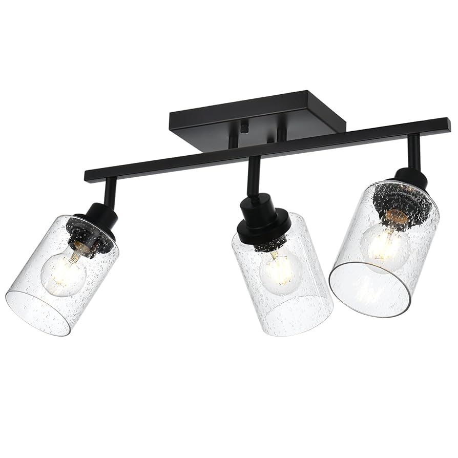 WINSHEN 3-Light Track Lighting Fixtures Ceiling Spot Light